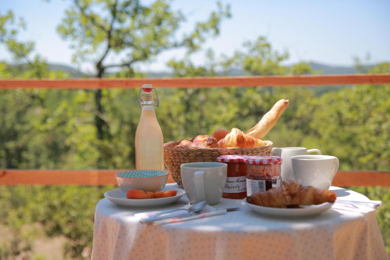 Les Yourtes De Provence Bed and Breakfast Saint-Paulet-de-Caisson Buitenkant foto